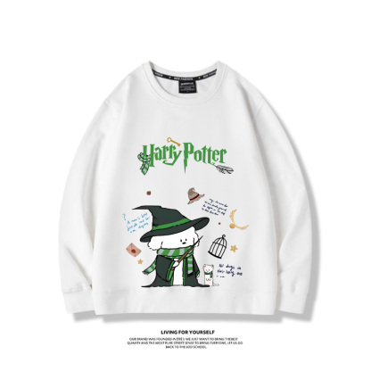 線條小狗2023親子情侶裝 圓領長袖