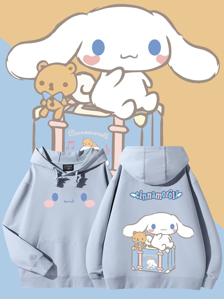 三麗鷗聯名衛衣2025秋冬新款親子情侶裝連帽衛衣