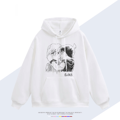 名偵探柯南 聯名衛衣2025秋冬新款 親子情侶裝連帽衛衣