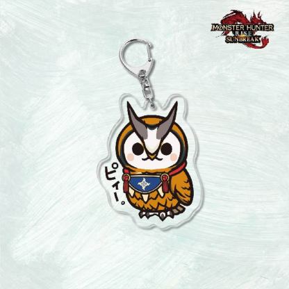 Monster Hunter Rise怪物獵人崛起滅盡龍雪鬼獸冰狼亞力克鑰匙扣掛飾【單買三件起送】