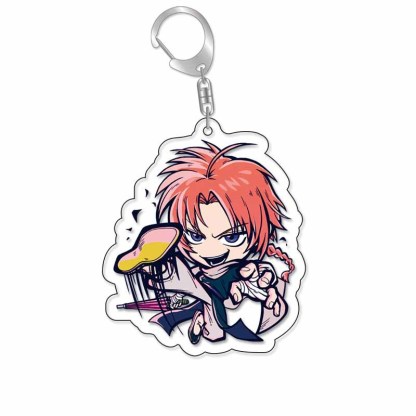 銀魂阪田銀時神樂新八定春神威十四沖田總悟桂伊麗莎白立牌鑰匙扣掛飾【單買三件起送】