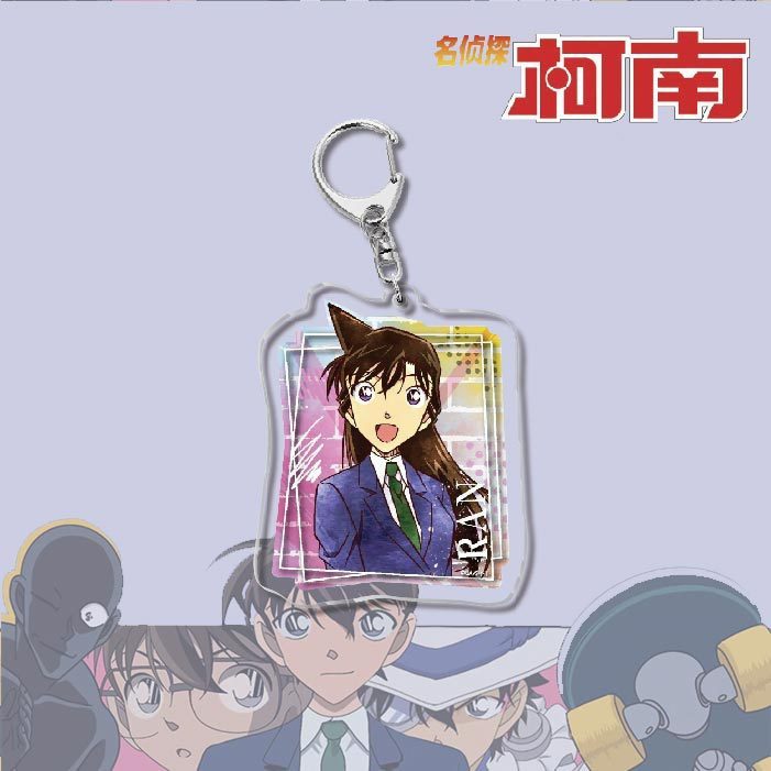 名偵探柯南周邊 灰原哀基德赤井秀一安室透世良真純亞克力鑰匙扣掛飾【單買三件起送】