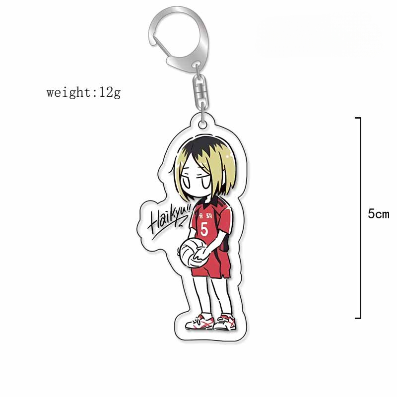 排球少年鑰匙扣動漫影山飛雄日向翔陽孤爪研磨西谷夕及川徹月島螢掛飾【單買三件起送】
