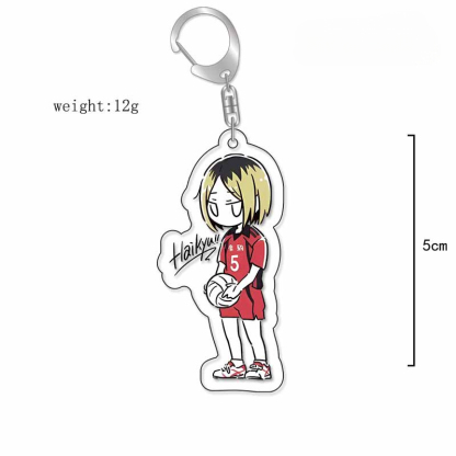 排球少年鑰匙扣動漫影山飛雄日向翔陽孤爪研磨西谷夕及川徹月島螢掛飾【單買三件起送】