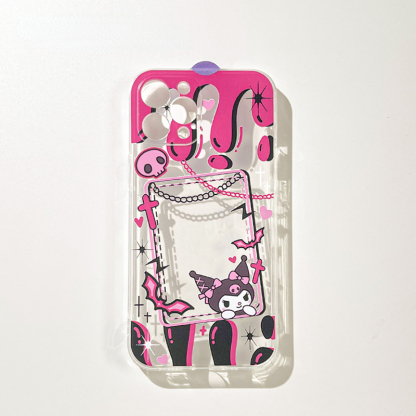 蘋果 系列三麗鷗天使眼透明防摔軟殼