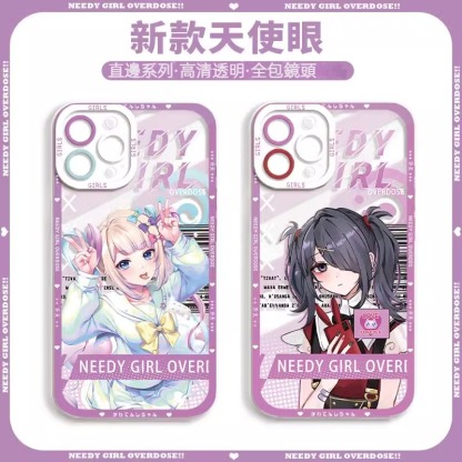 蘋果 系列主播女孩重度依賴 天使眼透明防摔軟殼