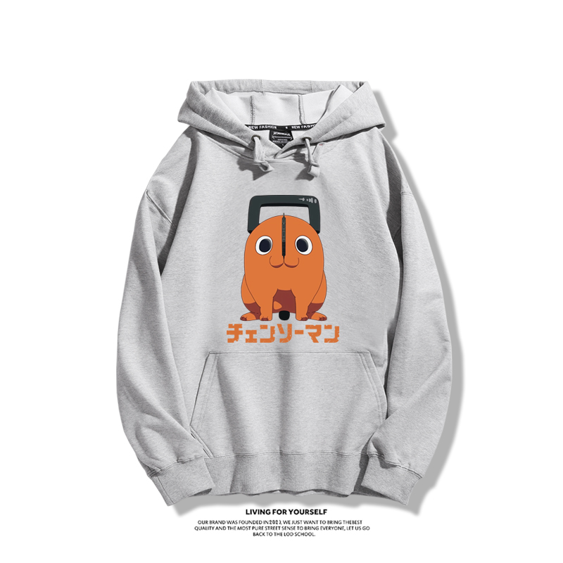 鏈鋸人新款 親子情侶男女款連帽衛衣