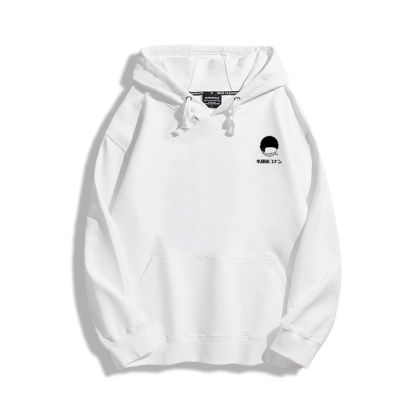 名偵探柯南聯名衛衣2023秋冬新款親子情侶裝薄絨款連帽衛衣