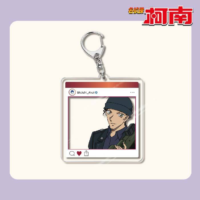名偵探柯南周邊 灰原哀基德赤井秀一安室透世良真純亞克力鑰匙扣掛飾【單買三件起送】