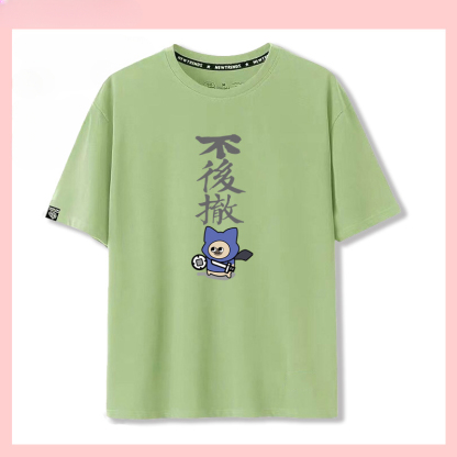 怪物獵人呆貓搞怪太刀俠不登龍短袖T恤