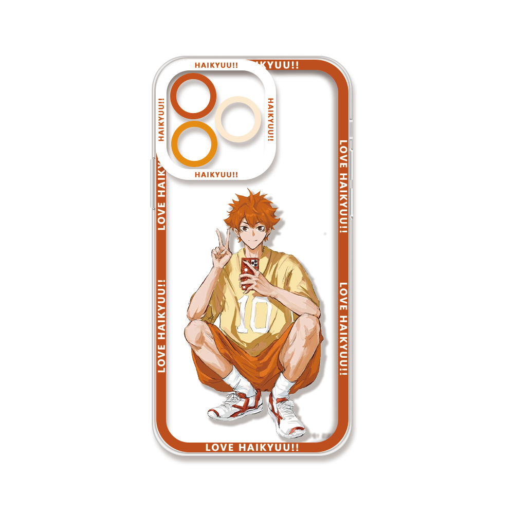 蘋果 系列排球少年 天使眼透明防摔軟殼