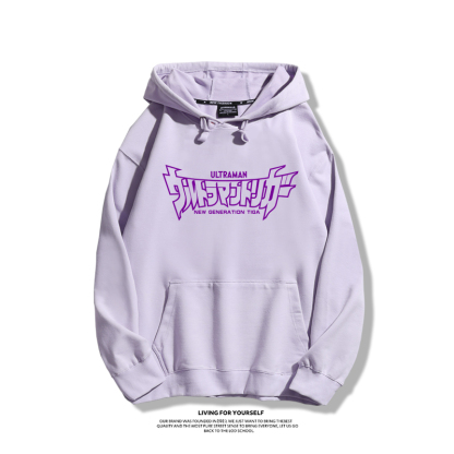 奧特曼50周年紀念聯名衛衣2023秋冬新款親子情侶裝薄絨款連帽衛衣