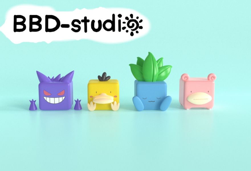 【預購】BBD-studio 寶可夢小方塊第一彈