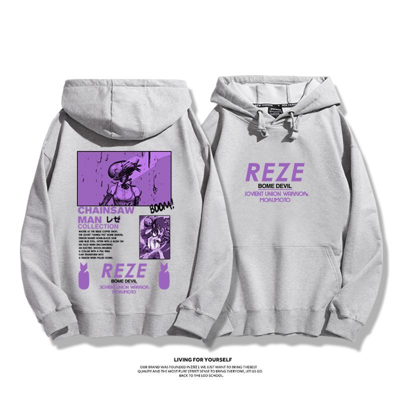 鏈鋸人新款 親子情侶男女款連帽衛衣