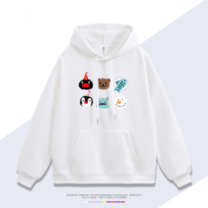 企鵝家族pingu 聯名衛衣2025秋冬新款 親子情侶裝連帽衛衣