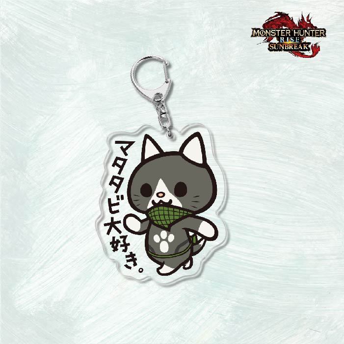 Monster Hunter Rise怪物獵人崛起滅盡龍雪鬼獸冰狼亞力克鑰匙扣掛飾【單買三件起送】