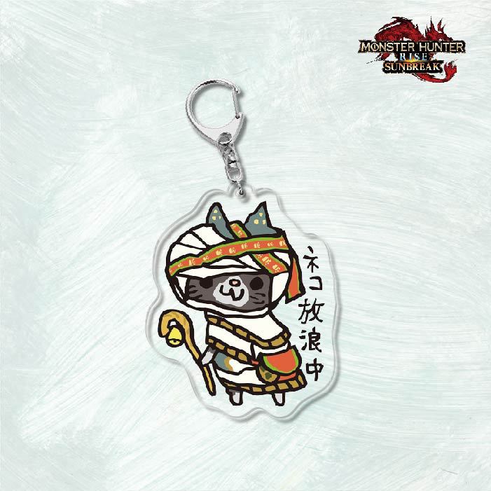 Monster Hunter Rise怪物獵人崛起滅盡龍雪鬼獸冰狼亞力克鑰匙扣掛飾【單買三件起送】