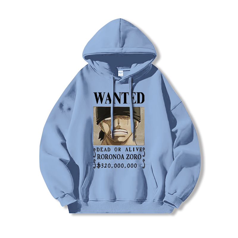 航海王 聯名衛衣2024秋冬新款親子情侶裝薄絨款連帽衛衣