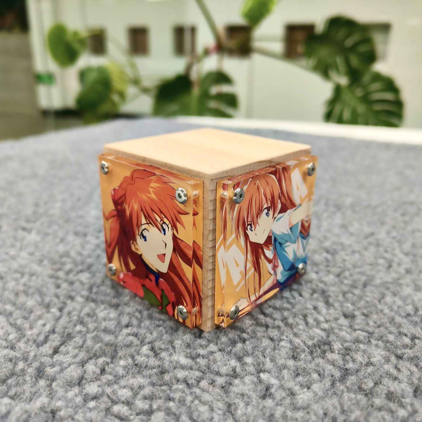 Look up EVA 綾波麗明日香Q版手辦 磁吸底座