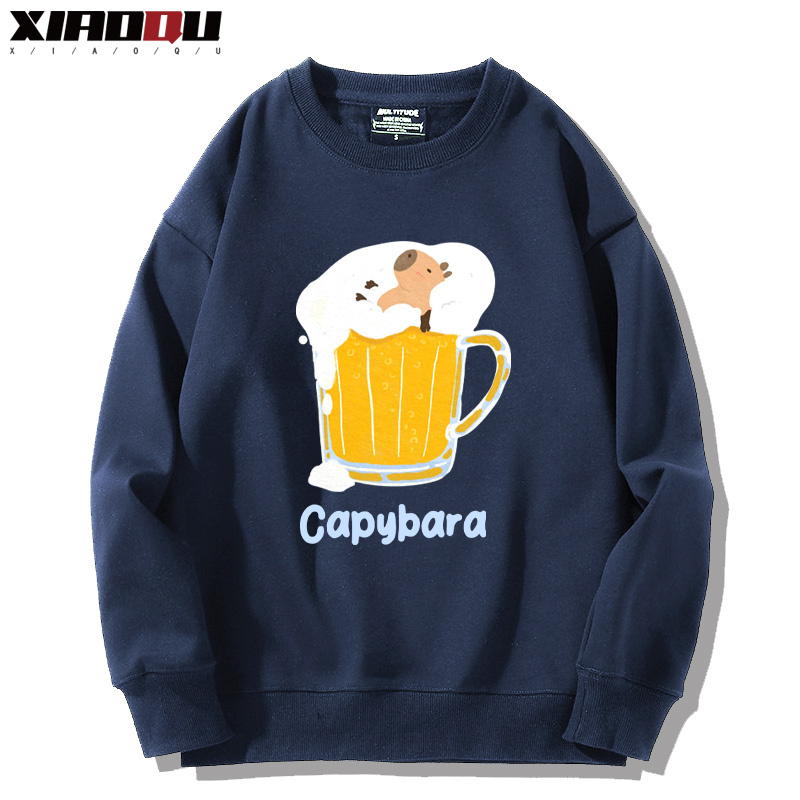 卡皮巴拉 2024親子情侶裝 圓領長袖