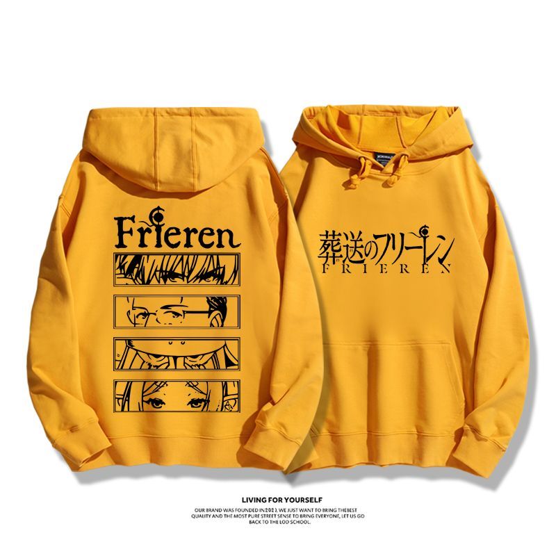 葬送的芙莉蓮2023秋冬新款親子情侶裝薄絨款連帽衛衣