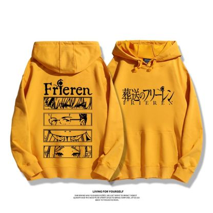 葬送的芙莉蓮2023秋冬新款親子情侶裝薄絨款連帽衛衣