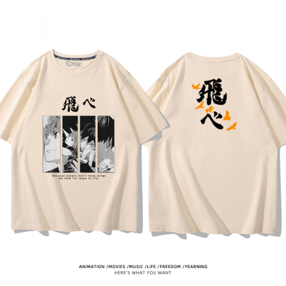 排球少年 2024親子情侶男女同款 純棉T恤