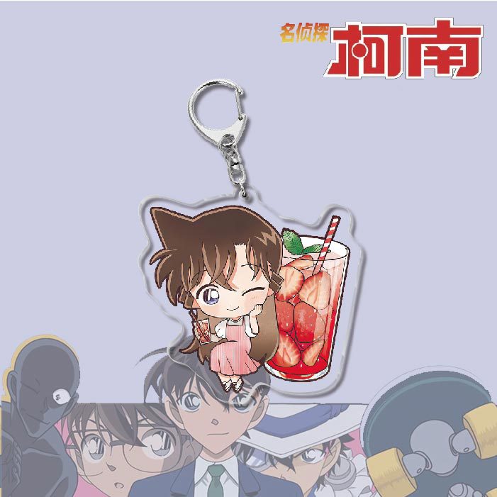 名偵探柯南周邊 灰原哀基德赤井秀一安室透世良真純亞克力鑰匙扣掛飾【單買三件起送】