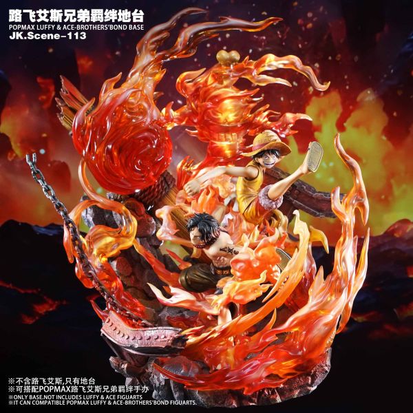 【預購】Jacksdo POPMAX魯夫艾斯兄弟羈絆地臺（不含人物）