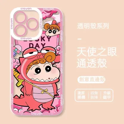 蠟筆小新 天使眼透明防摔軟殼