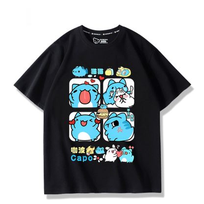 貓貓蟲咖波 2024親子情侶男女同款 T恤