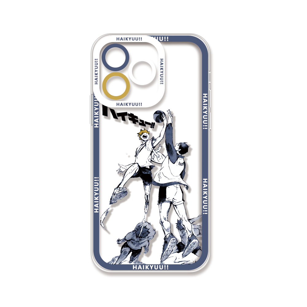 蘋果 系列排球少年 天使眼透明防摔軟殼