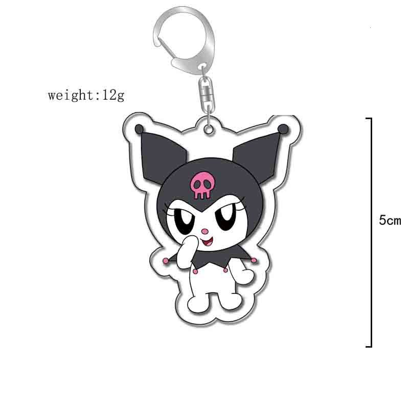 粉色貓咪Sanrio玉狗桂樂美蒂亞克力鑰匙扣掛飾【單買三件起送】