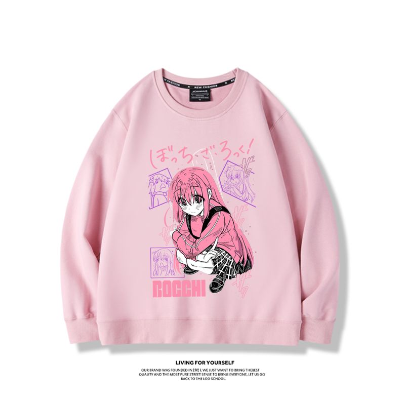 孤獨搖滾2023親子情侶裝 圓領長袖