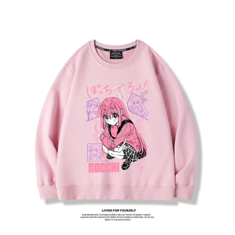 孤獨搖滾2023親子情侶裝 圓領長袖