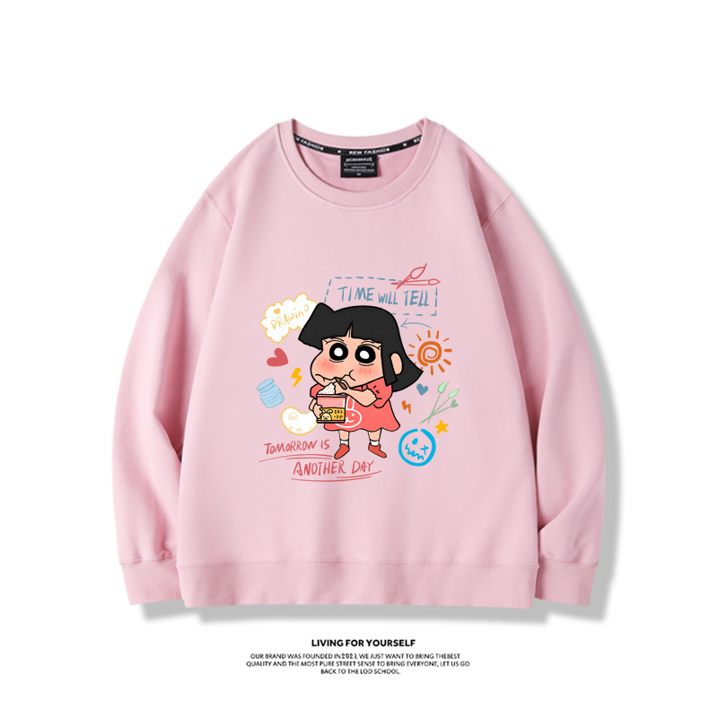 蠟筆小新2023親子情侶裝 圓領長袖