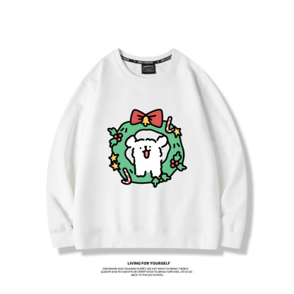 線條小狗聯名聖誕2023親子情侶裝 圓領長袖-星夢cosplay