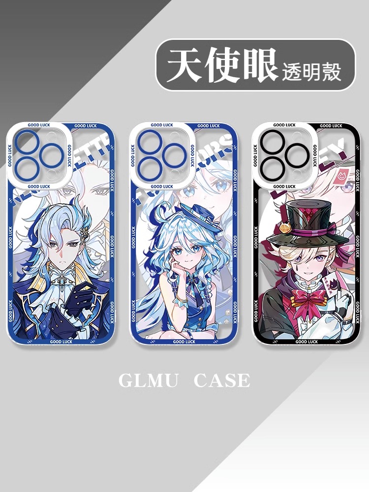 蘋果 系列原神楓丹天使眼透明防摔軟殼