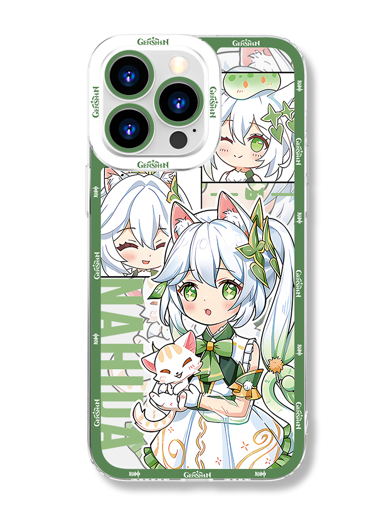 蘋果 系列原神萌系天使眼透明防摔軟殼