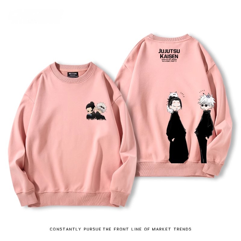 【預售2.25號發貨】鏈鋸人聯名衛衣2024秋冬新款親子情侶裝薄絨款連帽衛衣