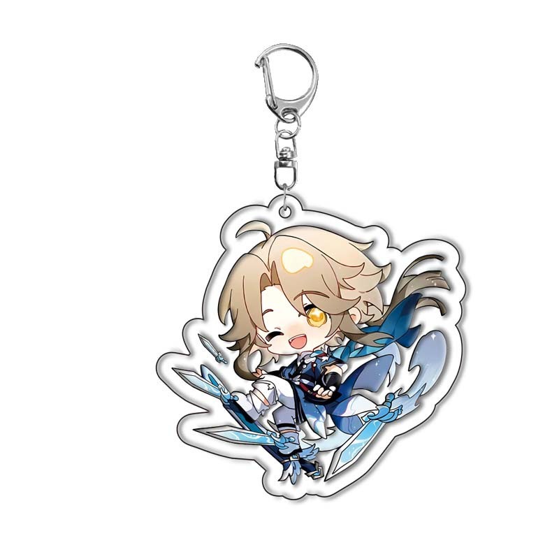 崩壞星穹鐵道愛莉希雅亞克力鑰匙扣掛飾遊戲周邊銀狼景元 白露【單買三件起送】