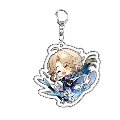 崩壞星穹鐵道愛莉希雅亞克力鑰匙扣掛飾遊戲周邊銀狼景元 白露【單買三件起送】
