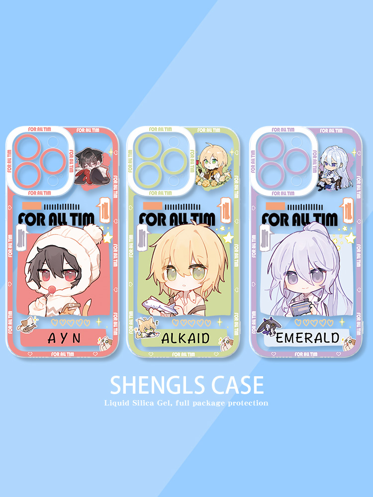 蘋果 系列時空中的繪旅人天使眼透明防摔手機殼