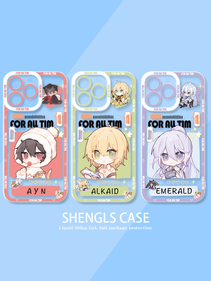 蘋果 系列時空中的繪旅人天使眼透明防摔手機殼