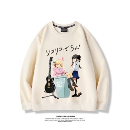 孤獨搖滾聯名莉可麗絲2023親子情侶裝 圓領長袖