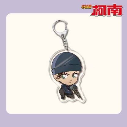名偵探柯南周邊 灰原哀基德赤井秀一安室透世良真純亞克力鑰匙扣掛飾【單買三件起送】
