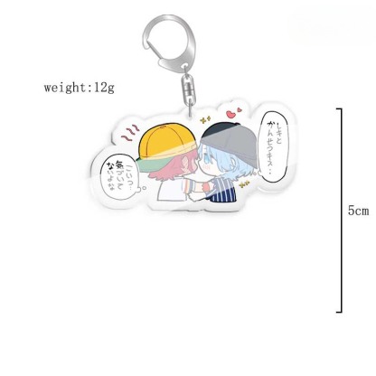 無限滑板喜屋武歷亞克力鑰匙扣掛飾雙面透明 【單買三件起送】