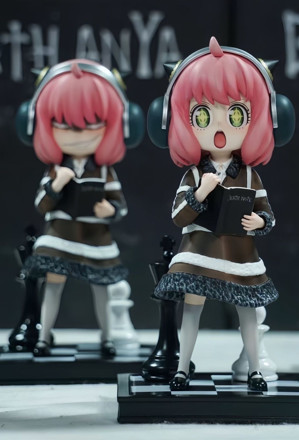 ZH 整活 筆記女孩 夜神安妮亞 雙頭雕 