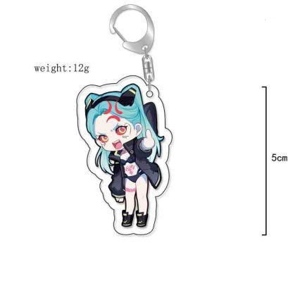 賽博朋克：邊緣行者2077大衛露西麗貝卡賽博浪客Cyberpunk鑰匙扣掛飾【單買三件起送】