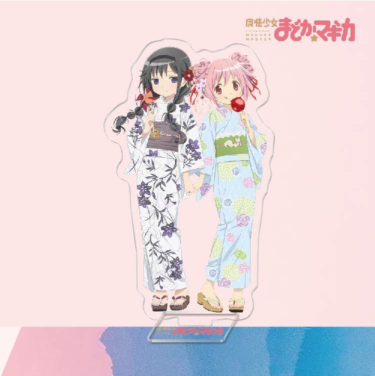 魔法少女小圓鹿目圓曉美焰美樹沙耶香巴麻美亞力克鑰匙扣立牌掛飾【單買三件起送】